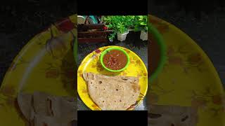 trending shortsvideo food night dinner chappathi with kidney beans.. நீங்க என்ன சாப்பிட்டீங்க