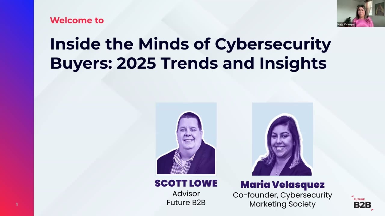 Cybersecurity marketing society webinar Mar 2025