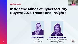 Cybersecurity marketing society webinar Mar 2025