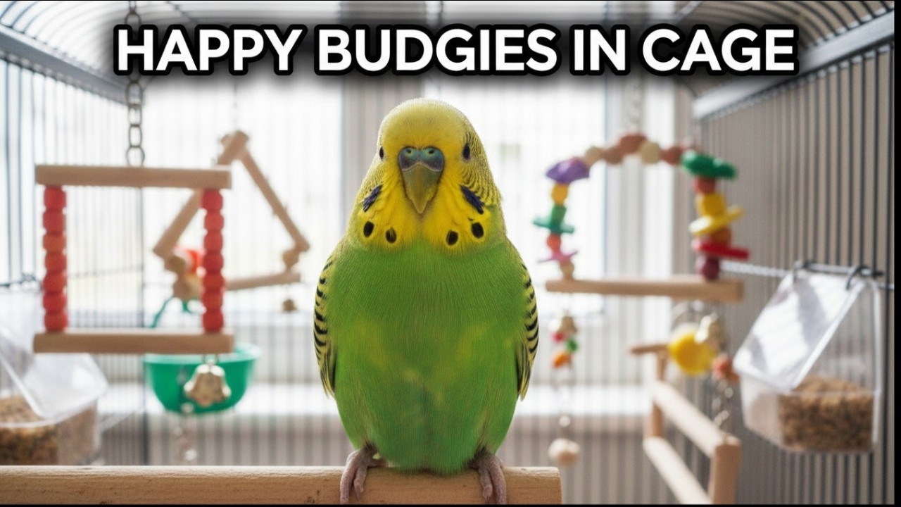 How to Keep Your Budgies Happy in a Cage (When They Can’t Fly Free)