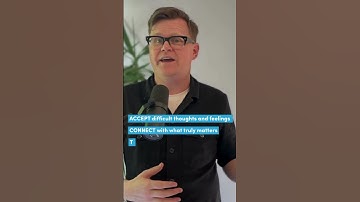 ACT in 29 seconds with Dr Joe Oliver - A quick way to think about acceptance and commitment therapy