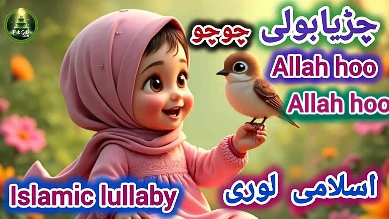 🔴Chirya Boli Chuu Chuu | Allah Hoo Allah Hoo | Peaceful Sleep | Islamic Lullaby for Kids