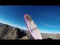 Scary paragliding takeoff