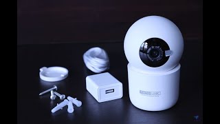 TOTOLINK C2 WIFI網路攝影機推薦與開箱之產品開箱與壁掛安裝方式說明影片