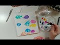 Adorable Fish Swatch Tutorial by @melanieaprilart with Prima Concentrated Liquid Watercolors