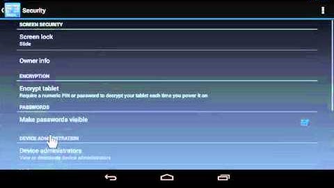 Google Nexus Allow Installation of Non Market Apps