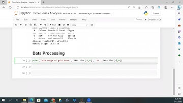 تطبيق عملى على تحليل السلاسل الزمنية Time Series Analysis