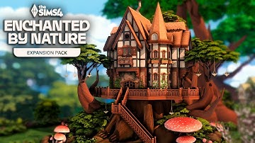 TREE HOUSE FOR FAIRIES (NO CC) - The Sims 4 Relaxing Speed Build