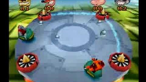 Crash Bash Playstation 4-Player Sky Balls game play