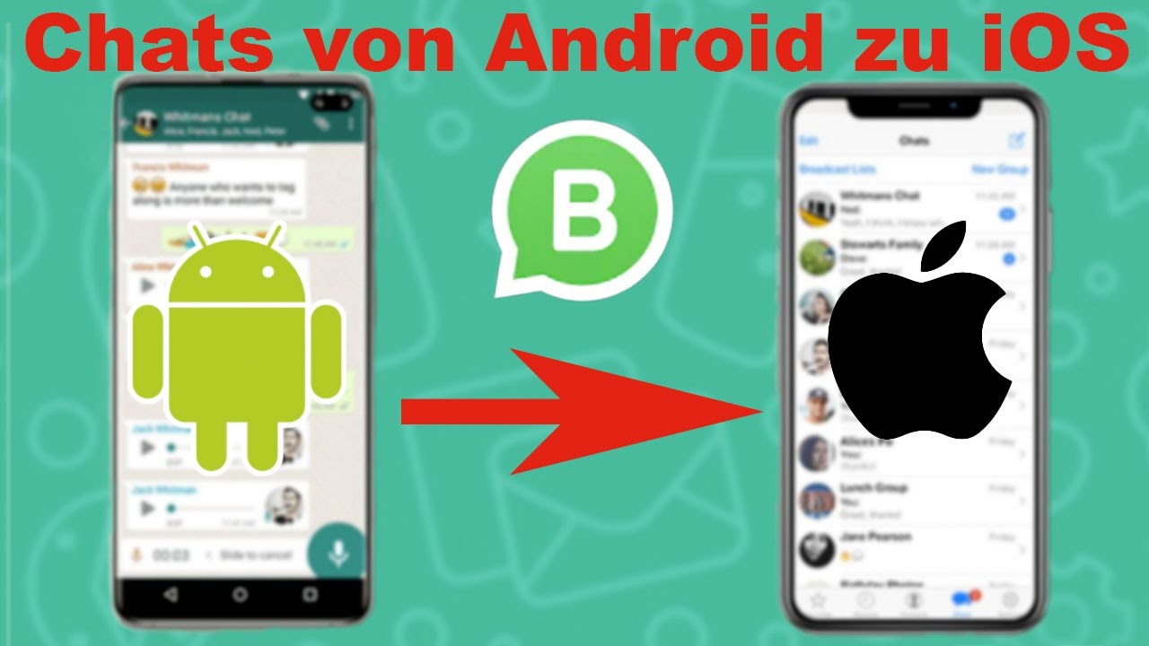 WhatsApp Business Chats von Android aufs iPhone übertragen YouTube