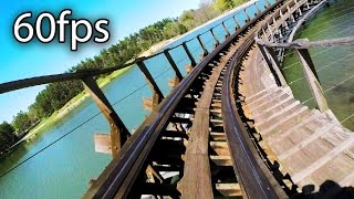 Raven front seat on-ride HD POV @60fps Holiday World