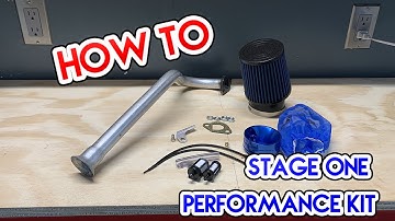 How to install the stage 1 performance kit