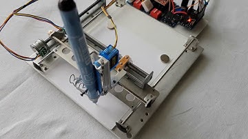 Мини ЧПУ плоттер arduino draw plotter grbl
