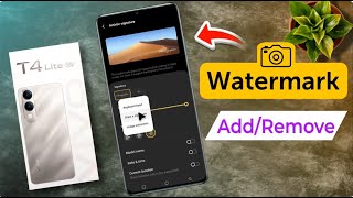 How to Change Camera Watermark in Vivo T4 Lite / vivo t4 lite Camera me Name Kaise Likhe screenshot 1
