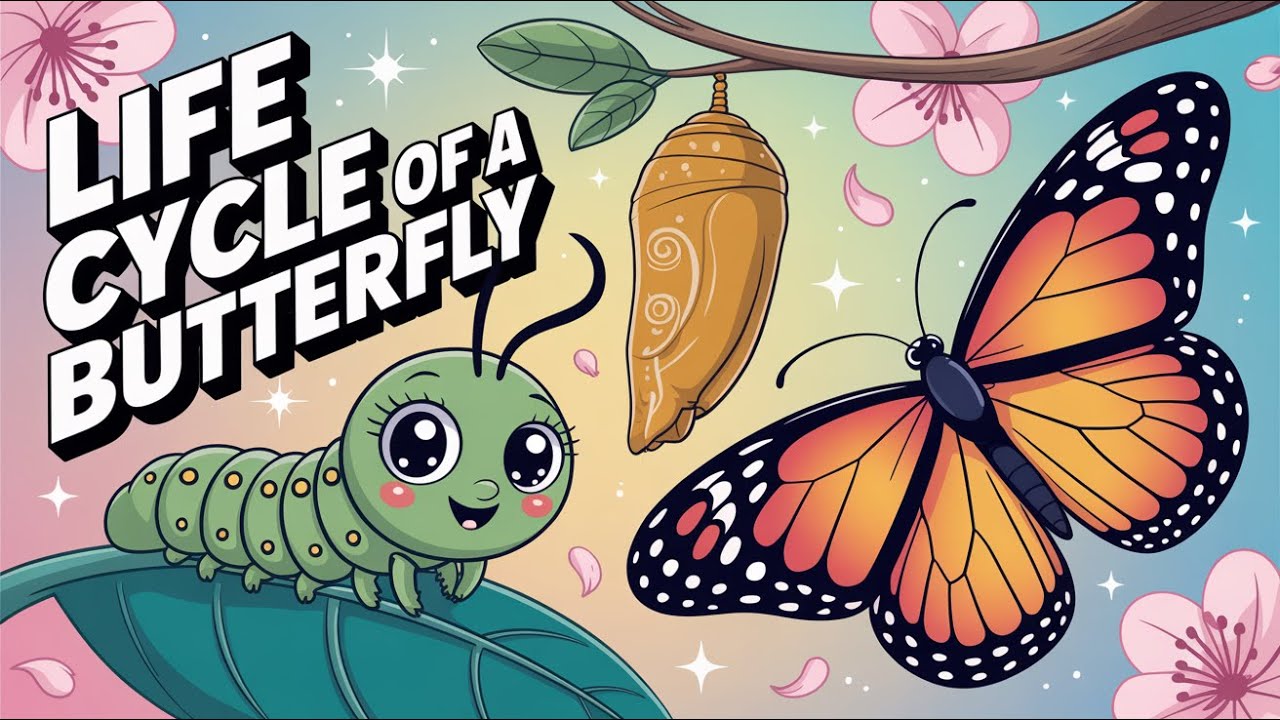 The Life Cycle Of A Butterfly , From Caterpillar to Butterfly Science ...