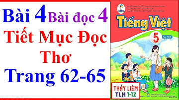 Tiếng Việt Lớp 5 Bài 4 | Tiết Mục Đọc Thơ | Trang 62 - 65 | Cánh Diều | Bài Đọc 4
