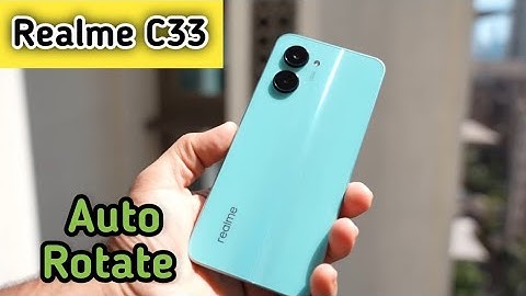 How To Enable Auto Rotation In Realme C33, Realme C33,Me Auto Rotation Kaise On Kare