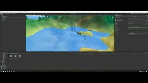 Procedural lowpoly terrain demo