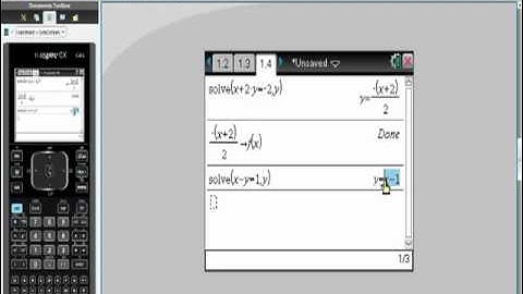 Ti-Nspire CAS CX Graphing Linear Inequalities