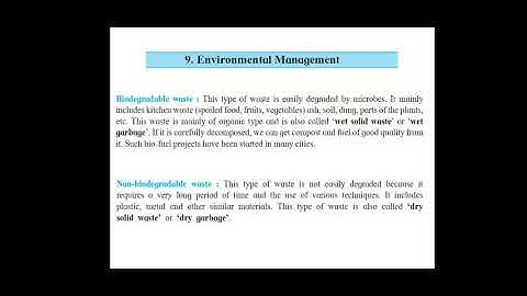 std-#9th , Subject-#Science-2 ,Chapter-#9 Environmental management#(Part-3)