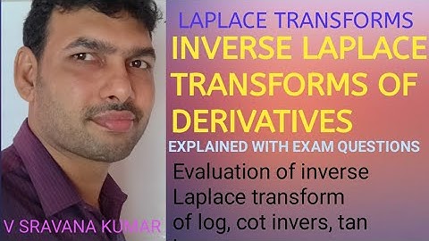 INVERSE LAPLACE TRANSFORM OF DERIVATIVES IN TELUGU
