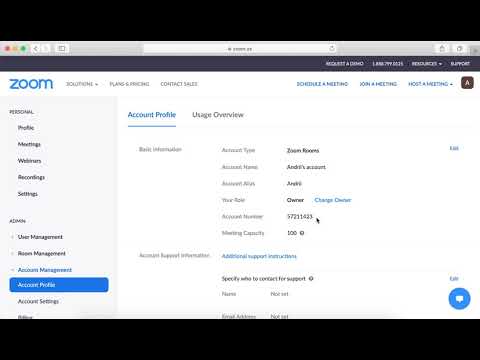 Video How to know Zoom Account Number? - youtube