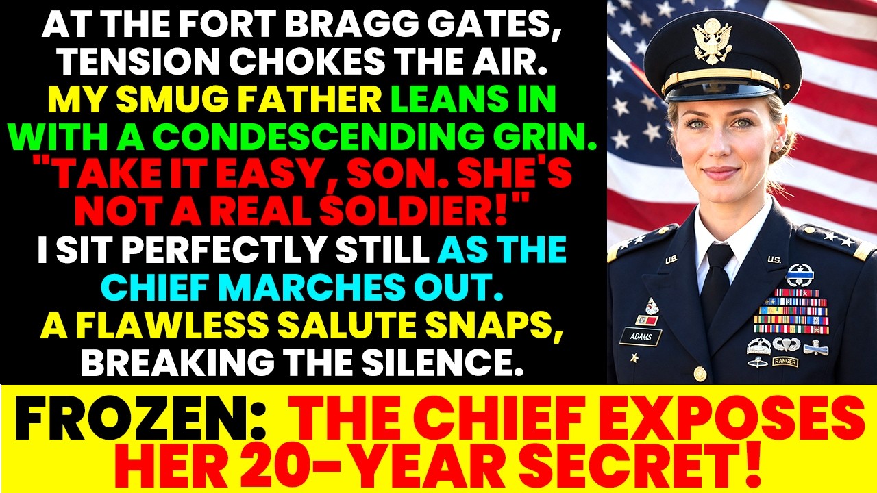 „Sie ist nur eine Schreibtischtäterin", sagte mein Vater laut genug, dass der Wachposten es hören konnte, während wir vor den Toren von Fort Bragg standen. Er grinste, als ich meinen Ausweis...