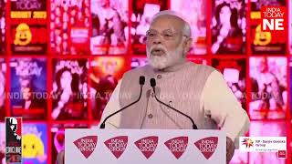LIVE || PM Narendra Modi Exclusive speech LIVE At India Today Conclave 2023 | The India Moment