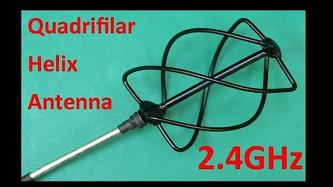Quadrifilar Helix Antenna 2 4GHz #112
