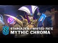 Stargazer Twisted Fate Mythic Chroma Wild Rift Skin Spotlight