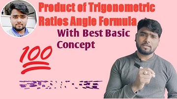TRIGONOMETRY|product of trigonometric ratio angle formula|Ansari sir