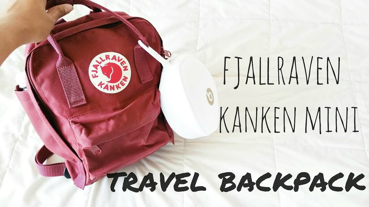 Arashigaoka zwart Kinderrijmpjes What's In My Carry On Bag/ Fjallraven Kanken Mini - YouTube