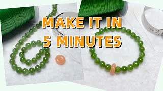 Easy DIY - How To Make A Bracelet In 5 Minutes? (Detailed instructions)