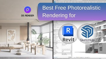 Revit and Sketchup Real Time 3D model rendering with D5 Render