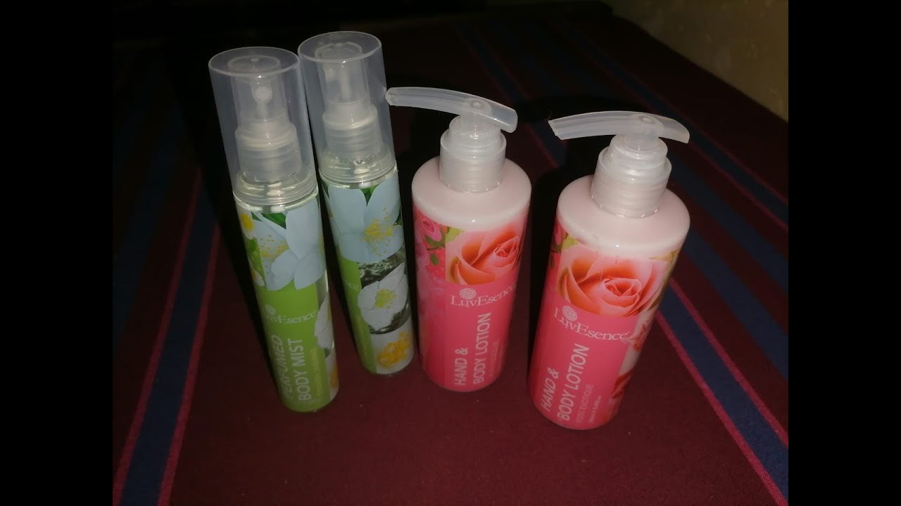 luvEsence Unboxing Spanish Jasmine Perfumed Body Mist Rose