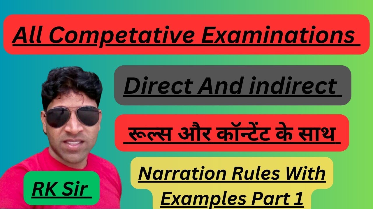 Direct And indirect Speech // Narration // Direct And indirect Speech ...