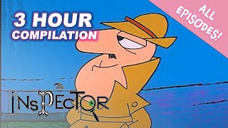 The Inspector All Episodes | 3Hour MEGA Compilation | The Pink Panther Show