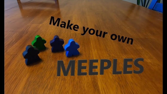 Meeples Trophy - can be customised / personalised! - meeple on