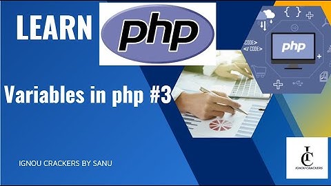 PHP Variables |  PHP Tutorial #3