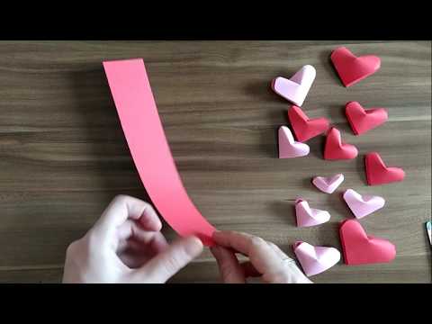 ❤️ Origami Kalp Yapımı ❤️ANNELER GÜNÜ ❤️ Kağıttan kalp yapımı