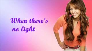 When I Look At You-Miley Cyrus (Lyrics Video)