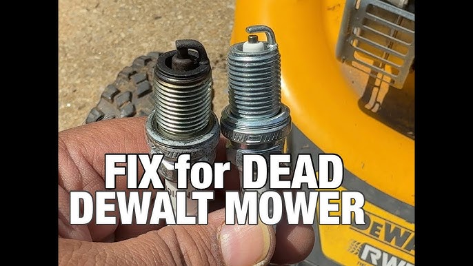 Lawn mower winter start fix steps spark plug fuel check