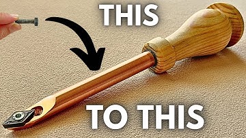 Ik maakte 5 onmogelijke draaibeitels van schroot!