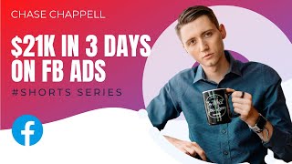 $21k In 3 Days Facebook Ads Hack #shorts