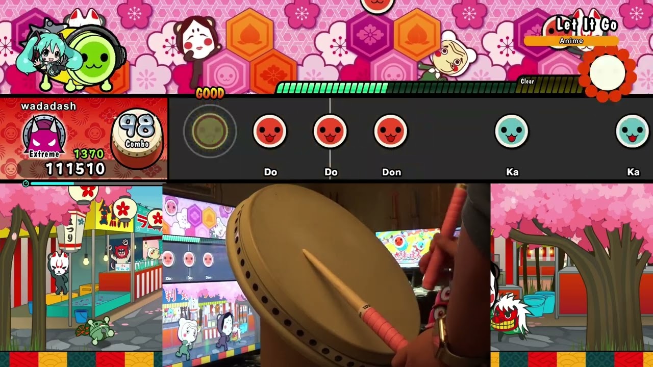 【Taiko no Tatsujin Rhythm Festival】Frozen - Let It Go FC