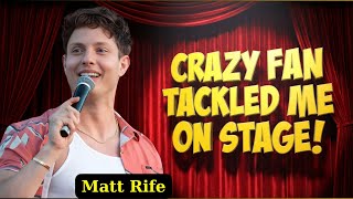 Matt Rife ATTACKED By Fan On Stage (Security Failed)  | Stand-up Comedy