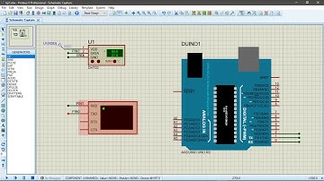 Simulasi Proteus Sensor Suhu dan Kelembapan DHT22 Arduino Uno -Praktikum