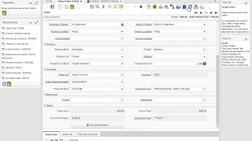 How to Create Sales Order in iDempiere