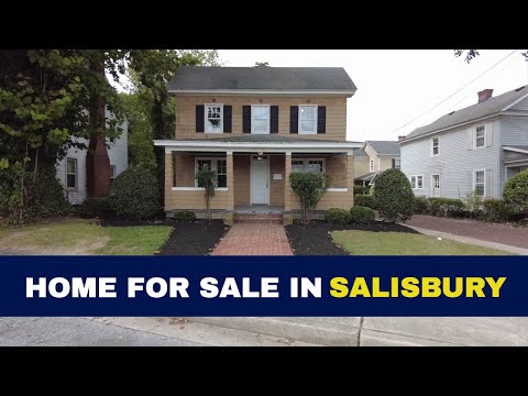203 W Locust St, Salisbury, MD home video tour