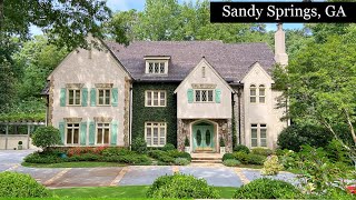 MUST SEE! Unique Estate for Sale in Sandy Springs! 6 bedrooms - 4.5 Bathrooms #atlanta